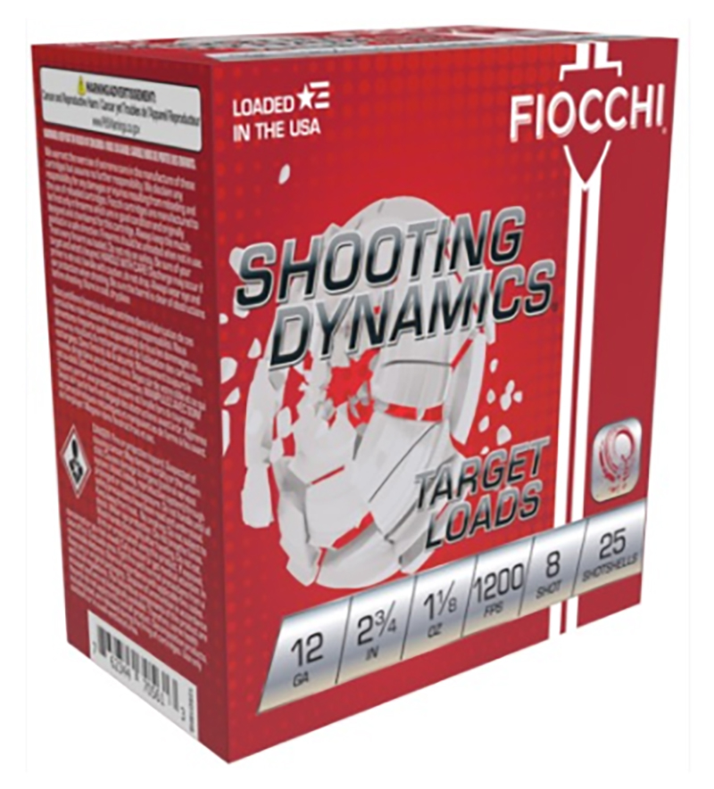 FIOCCHI 12GA 2.75" 1-1/8OZ #8