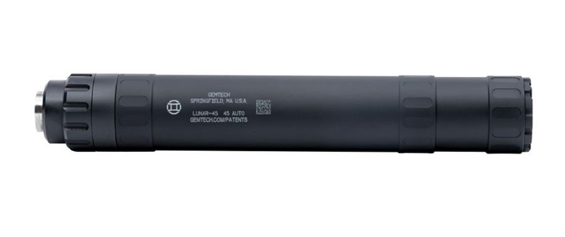 GEM LUNAR 45 ACP MODULAR SUPPRESSOR 8.6IN OR 6.9IN 12126