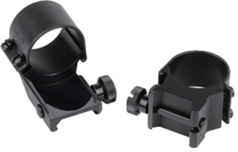 Detachable Rings 1" High Dual Ext Black