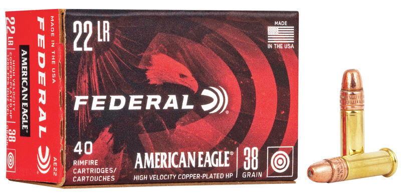 22LR 38GR CPHP HV AMERICAN EAGLE 40RD
