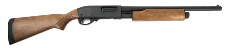 REM 870 Hardwood Home Defense 12GA 18.5" 4+1 Capacity, Cylinder Choke, Bead Sight, Matte, Wood Stock and Forearm