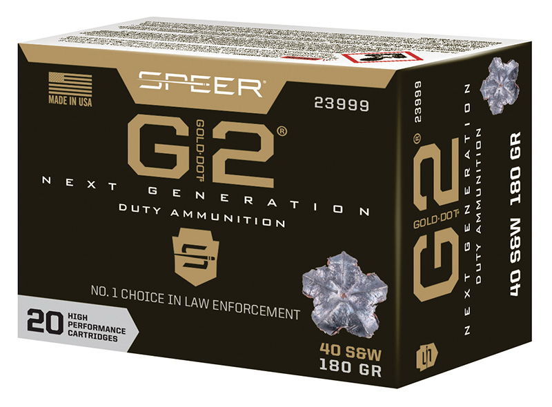 Gold Dot 40S&W 180Gr Gold Dot G2 20 Ct