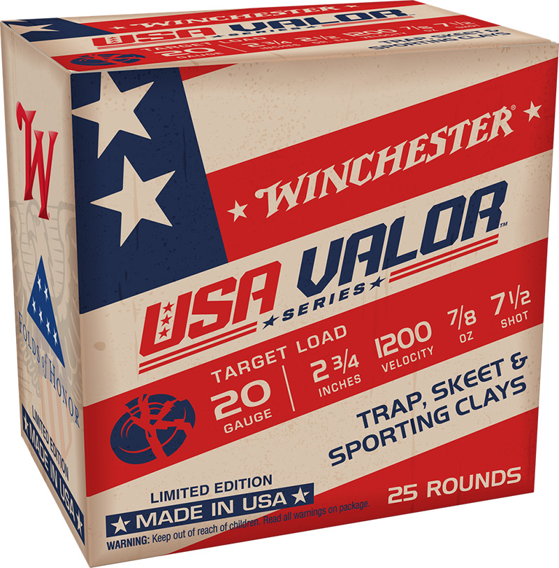 USA Valor 20Ga 2.75" 7/8oz #7.5 25/Bx
