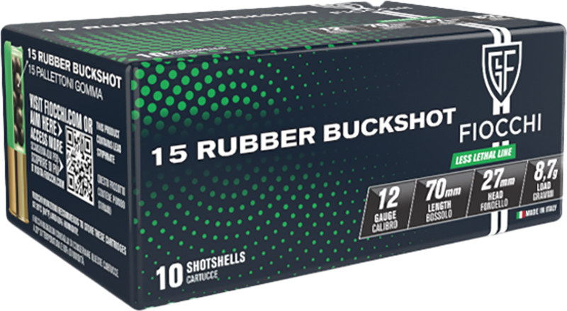 FIOCCHI RUBBER BUCK 12GA 2.75"