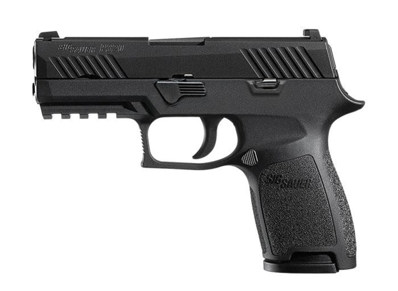 SIG P320 COMPACT 9MM NS DAO 2 10RD MA LEGAL