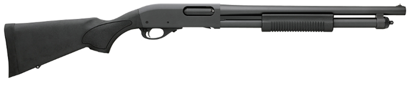 REM 870 Synthetic Tactical 12GA 18" Barrel Matte 6+1 Capacity, Cylinder Choke, Bead Sight, Black Synthetic Stock and Forearm
