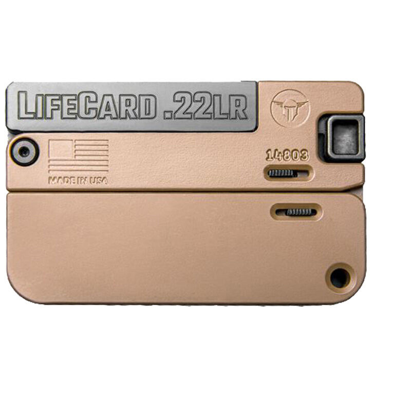 LIFECARD POLY 22LR BLK/BROWN #