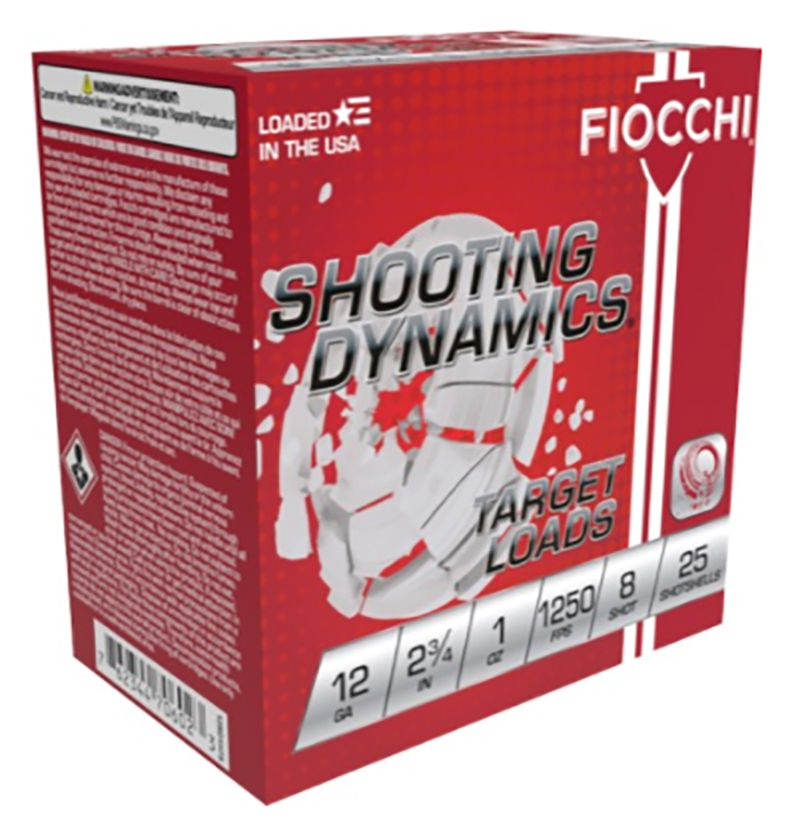 FIOCCHI 12GA 2.75" 1OZ #8