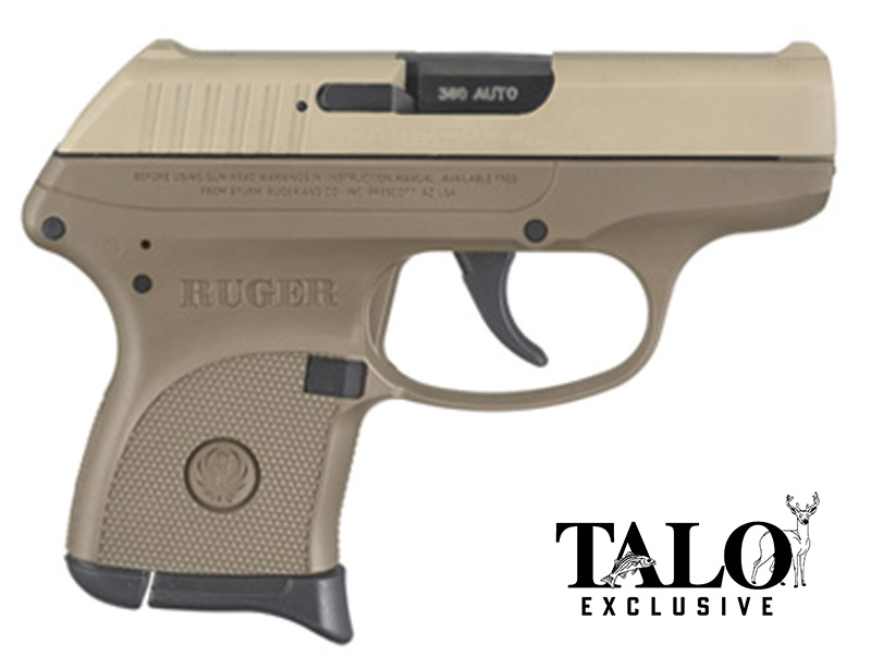 RUGER LCP 380ACP 2.75" FDE/SAGE 6RD