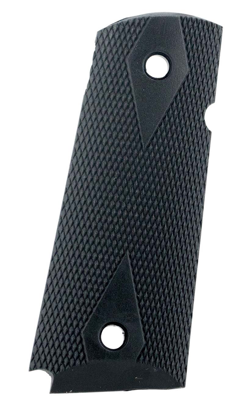 1911 Compact Model rubber side panel grips with palm swells
