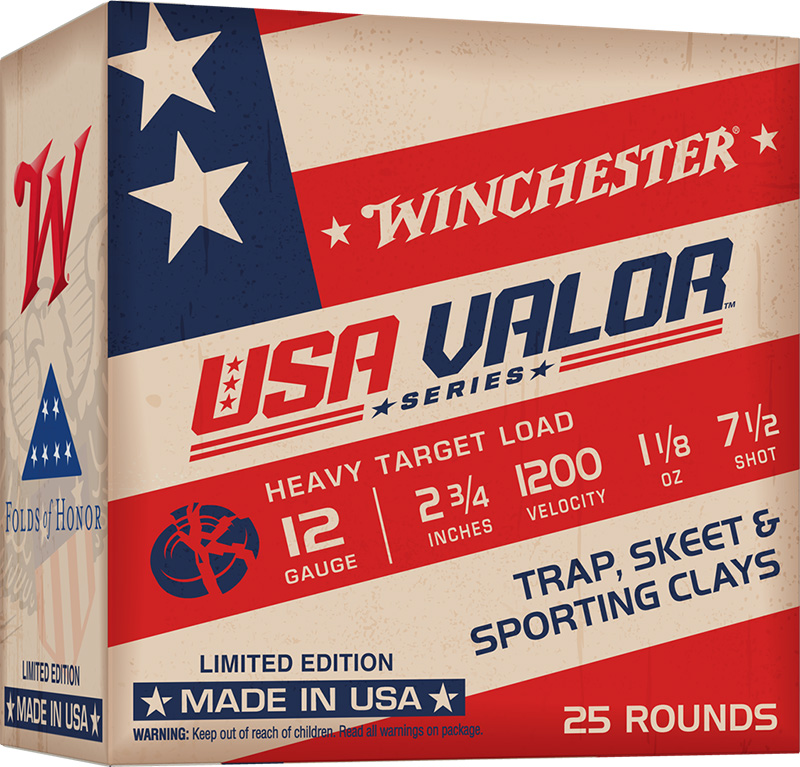 USA Valor 12Ga 2.75" 1-1/8oz #7.5 25/Bx