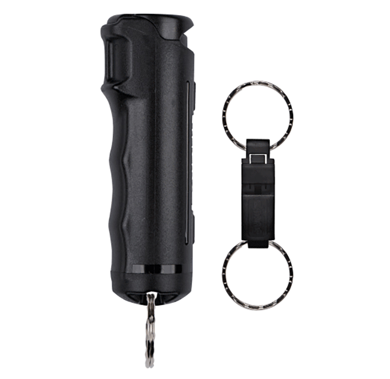 SABRE SPRAY KEY RING/WHISTLE .54 BLK