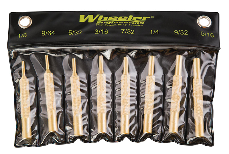 WHEELER BRASS PUNCH SET 8 PIECE