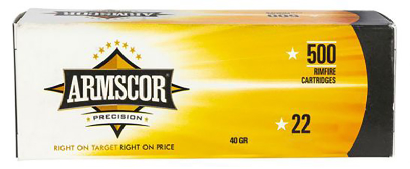 Armscor 22LR 40gr HVSP 50/bx 500bk